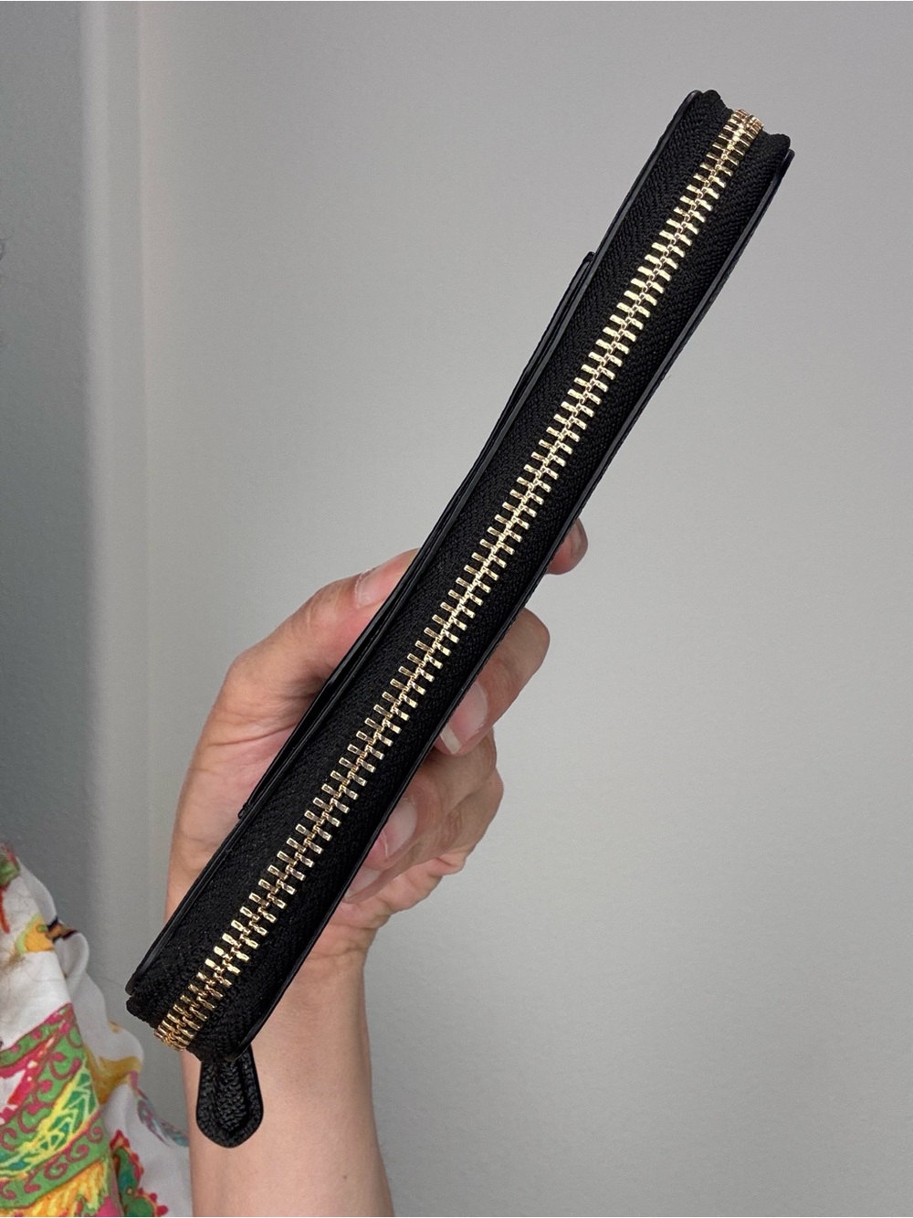 Coach black leather long zip wallet - Picture 14 of 15